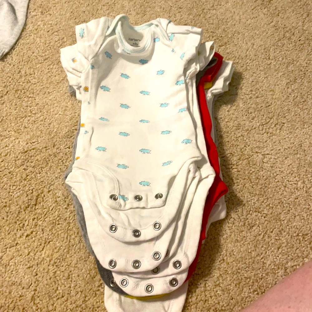 Lot of 12 newborn onesies